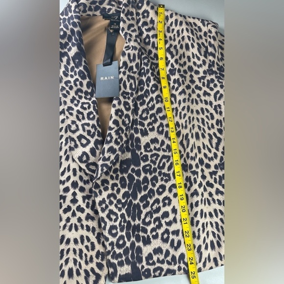 RAIN leopard print blazer Size 2X NWT - Picture 5 of 6